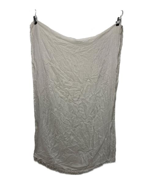 FALIERO SARTI（ファリエロサルティ）Faliero Sarti (ファリエロサルティ) シルク混スカーフ グレーの古着・服飾アイテム