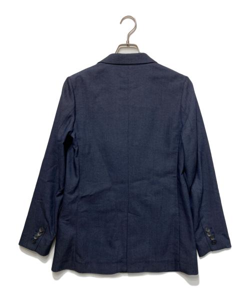 PLST（プラステ）PLST (プラステ) トリアセブレンドオックスダブルジャケット ネイビー サイズ:Ｓの古着・服飾アイテム