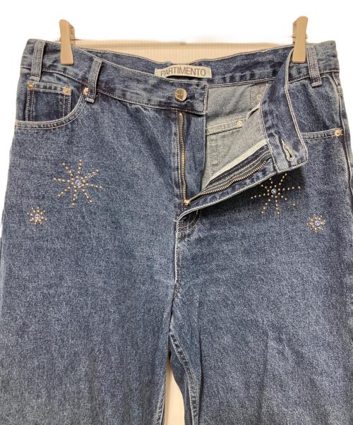 PARTIMENTO（パルティメント）PARTIMENTO (パルティメント) デニムパンツ インディゴ サイズ:Mの古着・服飾アイテム