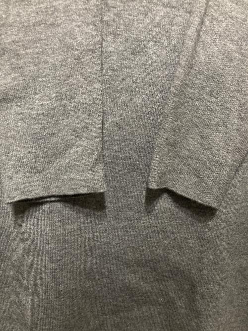 Snidel（スナイデル）Snidel (スナイデル) フリルネックニットワンピース グレー サイズ:freeの古着・服飾アイテム