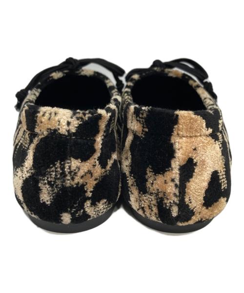 Pippichic（ピッピシック）Pippichic (ピッピシック) レオパードパンプス ブラック×ベージュ サイズ:37 1/2の古着・服飾アイテム