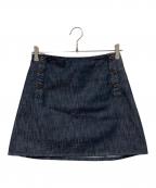 MIU MIUミュウミュウ）の古着「デニムミニスカート」｜インディゴ