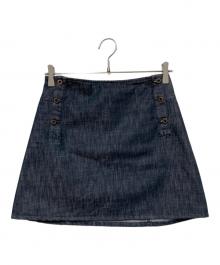 MIU MIU（ミュウミュウ）の古着「デニムミニスカート」｜インディゴ