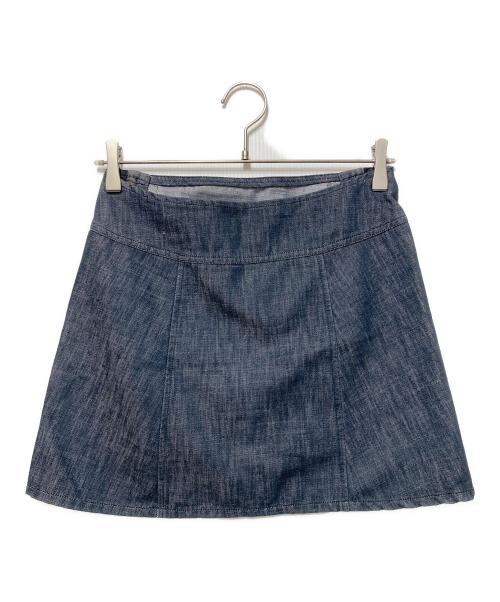 MIU MIU（ミュウミュウ）MIU MIU (ミュウミュウ) デニムミニスカート インディゴ サイズ:26の古着・服飾アイテム
