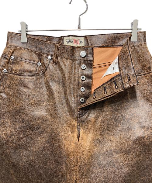 stussy（ステューシー）stussy (ステューシー) Big Ol' Jean 'Dark Brown' ブラウン サイズ:30の古着・服飾アイテム