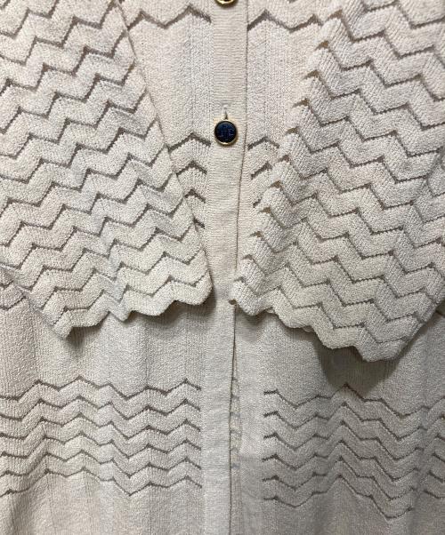 ESCADA（エスカーダ）ESCADA (エスカーダ) 金釦ロングカーディガン ベージュ サイズ:44の古着・服飾アイテム