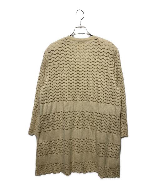 ESCADA（エスカーダ）ESCADA (エスカーダ) 金釦ロングカーディガン ベージュ サイズ:44の古着・服飾アイテム