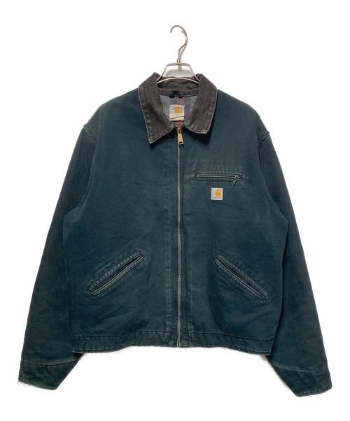 CarHartt（カーハート）CarHartt (カーハート) デトロイトジャケット ブラック(グリーン) サイズ:46tallの古着・服飾アイテム