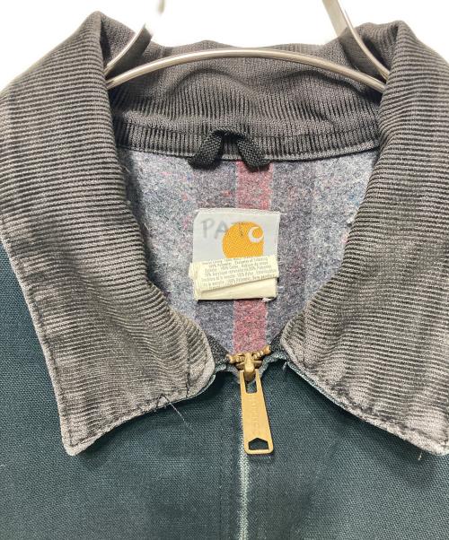 CarHartt（カーハート）CarHartt (カーハート) デトロイトジャケット ブラック(グリーン) サイズ:46tallの古着・服飾アイテム