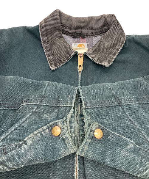 CarHartt（カーハート）CarHartt (カーハート) デトロイトジャケット ブラック(グリーン) サイズ:46tallの古着・服飾アイテム