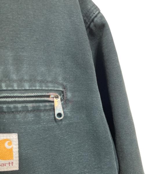 CarHartt（カーハート）CarHartt (カーハート) デトロイトジャケット ブラック(グリーン) サイズ:46tallの古着・服飾アイテム