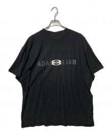 BALENCIAGA（バレンシアガ）の古着「インサイドロゴスポーツTシャツ」｜ブラック