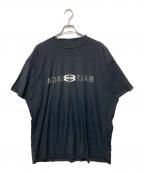 BALENCIAGAバレンシアガ）の古着「インサイドロゴスポーツTシャツ」｜ブラック