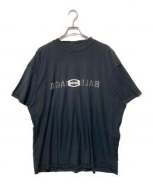 BALENCIAGA（バレンシアガ）の古着「インサイドロゴスポーツTシャツ」｜ブラック