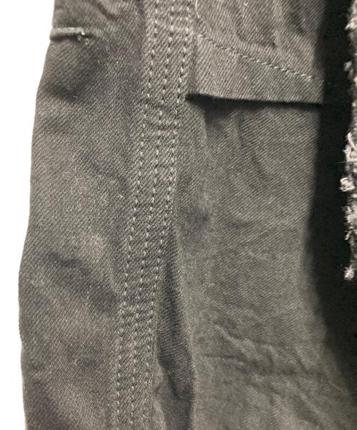 MUZE TURQUOISE LABEL（ミューズ ターコイズ レーベル）MUZE TURQUOISE LABEL (ミューズ ターコイズ レーベル) ダメージデニムパンツ ブラック サイズ:1の古着・服飾アイテム