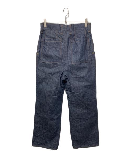 拳骨創造（ゲンコツクリエイト）拳骨創造 (ゲンコツクリエイト) タックデニムパンツ インディゴ サイズ:Mの古着・服飾アイテム