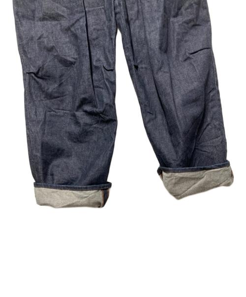拳骨創造（ゲンコツクリエイト）拳骨創造 (ゲンコツクリエイト) タックデニムパンツ インディゴ サイズ:Mの古着・服飾アイテム
