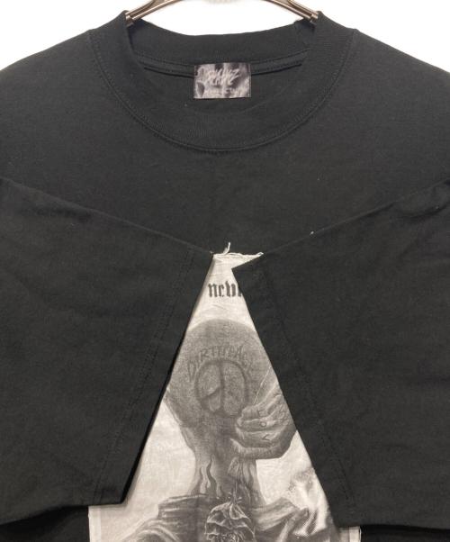 RYHKI（リョーキ）RYHKI (リョーキ) H>FRACTAL (エイチフラクタル) UNKNOWN HUMAN S/S Tee ブラック サイズ:freeの古着・服飾アイテム