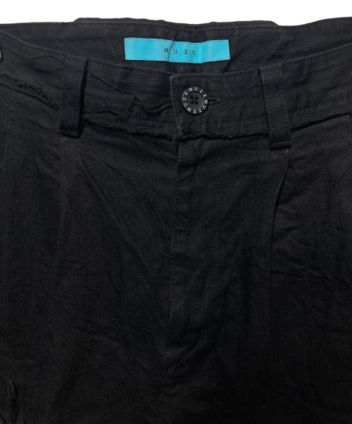 MUZE TURQUOISE LABEL（ミューズ ターコイズ レーベル）MUZE TURQUOISE LABEL (ミューズ ターコイズ レーベル) デニムショーツカーゴ ブラック サイズ:1の古着・服飾アイテム