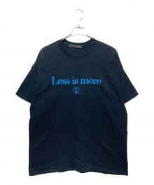 MUZE TURQUOISE LABEL（ミューズ ターコイズ レーベル）の古着「レスイズモア Tシャツ」｜ブラック