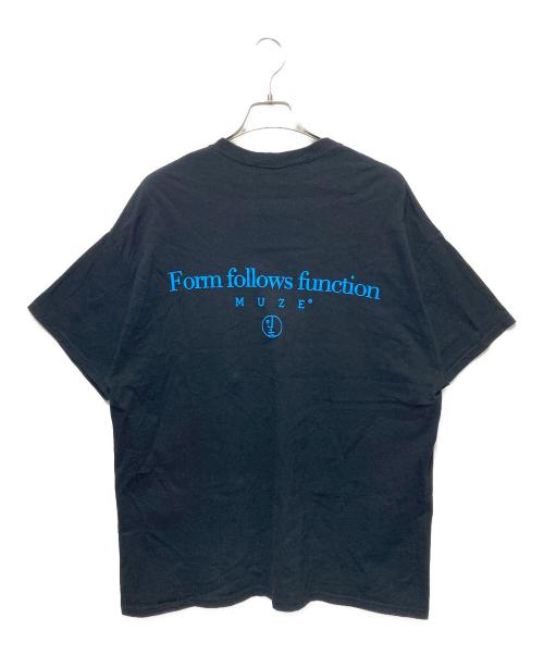 MUZE TURQUOISE LABEL（ミューズ ターコイズ レーベル）MUZE TURQUOISE LABEL (ミューズ ターコイズ レーベル) レスイズモア Tシャツ ブラック サイズ:2の古着・服飾アイテム
