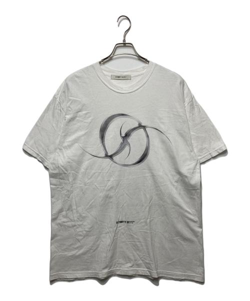 Ø [EMPTY SETT]（エンプティーセット）Ø [EMPTY SETT] (エンプティーセット) プリントTシャツ ホワイト サイズ:-の古着・服飾アイテム