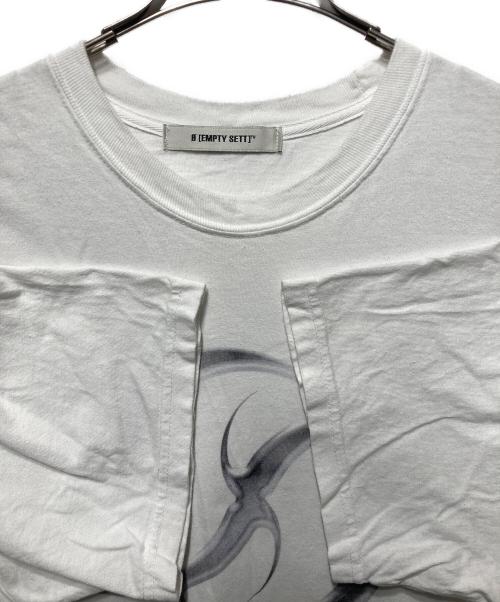 Ø [EMPTY SETT]（エンプティーセット）Ø [EMPTY SETT] (エンプティーセット) プリントTシャツ ホワイト サイズ:-の古着・服飾アイテム