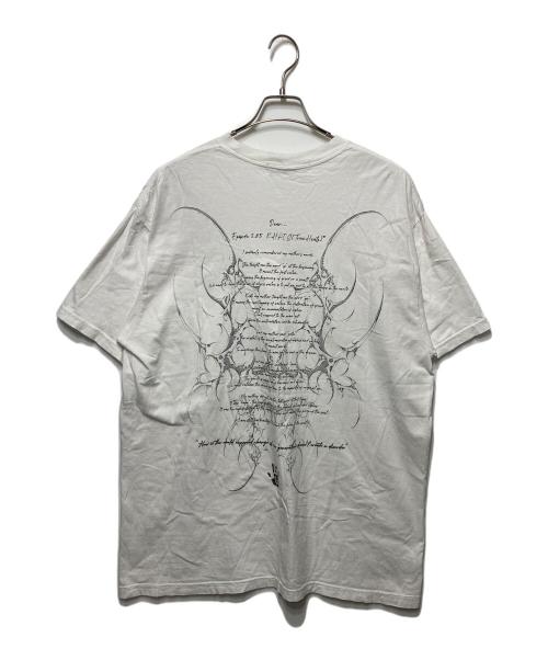 Ø [EMPTY SETT]（エンプティーセット）Ø [EMPTY SETT] (エンプティーセット) プリントTシャツ ホワイト サイズ:-の古着・服飾アイテム