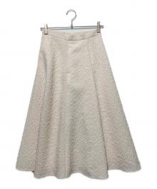 martinique（マルティニーク）の古着「ジャガードスカート」｜アイボリー