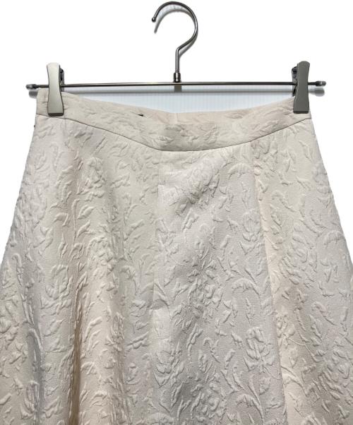 martinique（マルティニーク）martinique (マルティニーク) ジャガードスカート アイボリー サイズ:1の古着・服飾アイテム