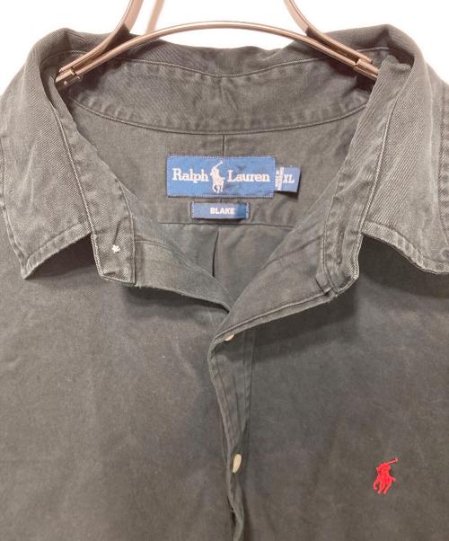RALPH LAUREN（ラルフローレン）RALPH LAUREN (ラルフローレン) BLAKEボタンダウンシャツ ブラック サイズ:XLの古着・服飾アイテム