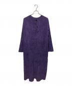 CITYSHOPシティショップ）の古着「VELVETEEN KAFTAN DRESS」｜パープル