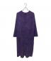 CITYSHOP（シティショップ）の古着「VELVETEEN KAFTAN DRESS」｜パープル