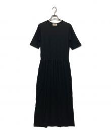 MEYAME（メヤメ）の古着「TENCEL DRESS」｜ブラック