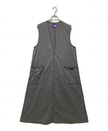 THE NORTHFACE PURPLELABEL（ザ・ノースフェイス パープルレーベル）の古着「Cotton Nylon Weather Field Jumper Dress」｜グレー