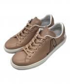 PAUL SMITH×Christoph Niemannポールスミス×）の古着「「Hansen」レザースニーカー」｜ベージュ
