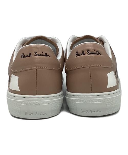 PAUL SMITH（ポールスミス）PAUL SMITH (ポールスミス) Christoph Niemann 「Hansen」レザースニーカー ベージュ サイズ:36の古着・服飾アイテム