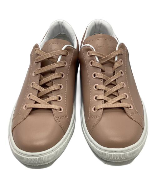 PAUL SMITH（ポールスミス）PAUL SMITH (ポールスミス) Christoph Niemann 「Hansen」レザースニーカー ベージュ サイズ:36の古着・服飾アイテム