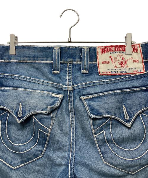 TRUE RELIGION（トゥルー レリジョン）TRUE RELIGION (トゥルー レリジョン) デニムパンツ インディゴ サイズ:32の古着・服飾アイテム