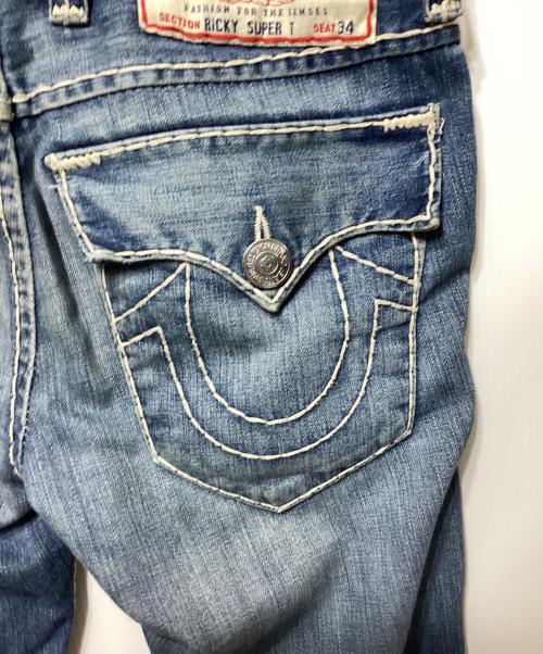 TRUE RELIGION（トゥルー レリジョン）TRUE RELIGION (トゥルー レリジョン) デニムパンツ インディゴ サイズ:32の古着・服飾アイテム