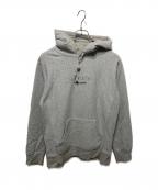 SUPREMEシュプリーム）の古着「Chrome Classic Logo Hooded Sweatshirt」｜グレー