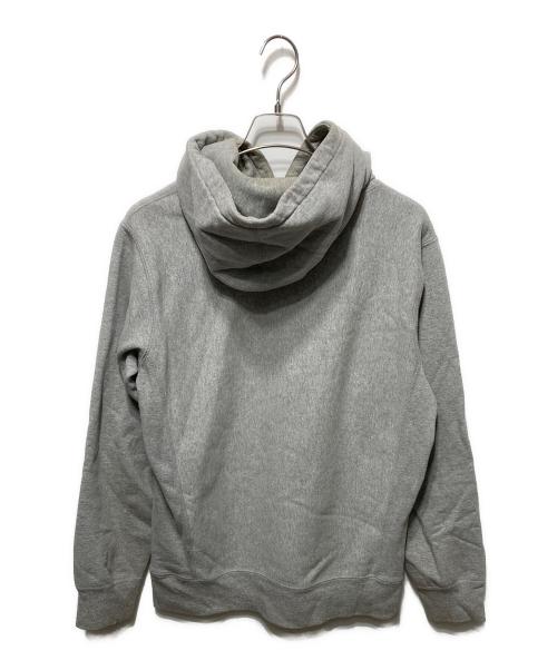 SUPREME（シュプリーム）SUPREME (シュプリーム) Chrome Classic Logo Hooded Sweatshirt グレー サイズ:Mの古着・服飾アイテム