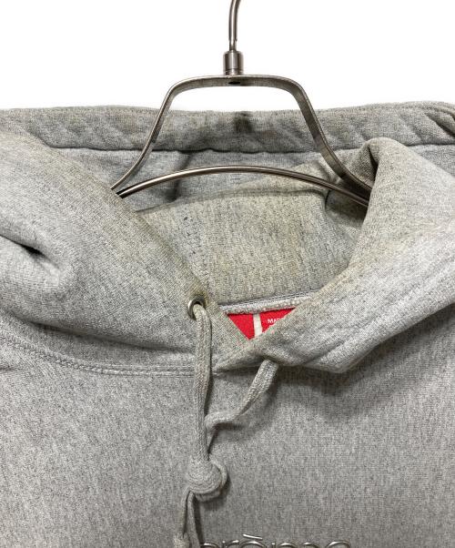 SUPREME（シュプリーム）SUPREME (シュプリーム) Chrome Classic Logo Hooded Sweatshirt グレー サイズ:Mの古着・服飾アイテム