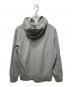 SUPREME (シュプリーム) Chrome Classic Logo Hooded Sweatshirt グレー サイズ:M：9000円