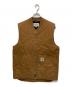Carhartt WIP（カーハート ワーク イン プログレス）の古着「クラシックダックベスト」｜コヨーテ