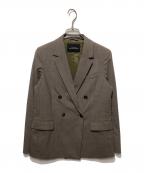 green label relaxingグリーンレーベルリラクシング）の古着「ダブルジャケット」｜ブラウン