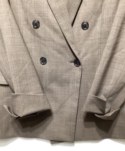 green label relaxing（グリーンレーベルリラクシング）green label relaxing (グリーンレーベルリラクシング) ダブルジャケット ブラウン サイズ:36の古着・服飾アイテム