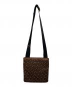 BURBERRYバーバリー）の古着「TBモノグラム ショルダーバッグ」｜ベージュ×ブラウン