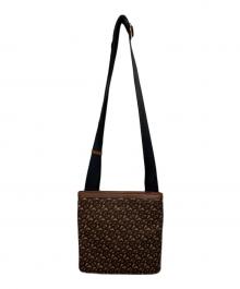 BURBERRY（バーバリー）の古着「TBモノグラム ショルダーバッグ」｜ベージュ×ブラウン