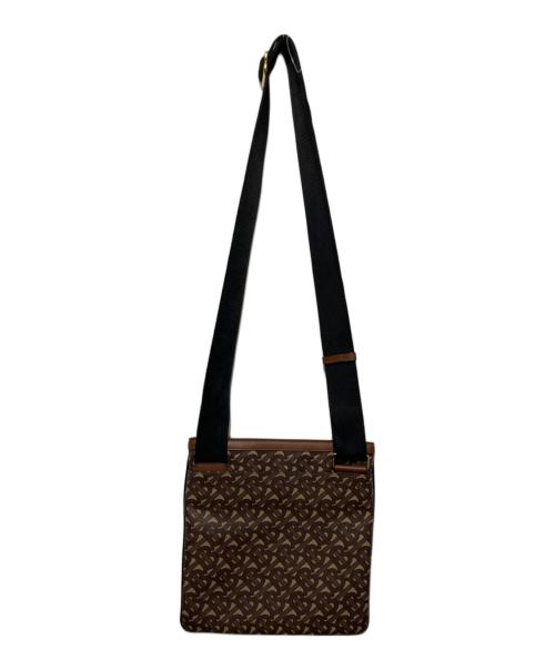 BURBERRY（バーバリー）BURBERRY (バーバリー) TBモノグラム ショルダーバッグ ベージュ×ブラウンの古着・服飾アイテム